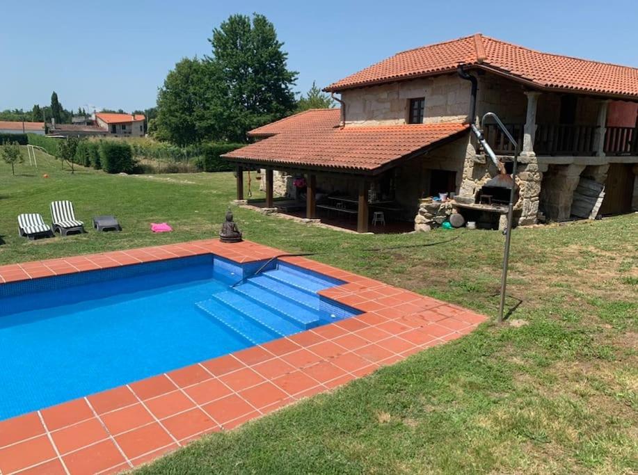 Casa De Campo Con Piscina, Entera O Por Habitaciones Amoeiro Buitenkant foto