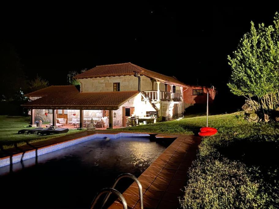 Casa De Campo Con Piscina, Entera O Por Habitaciones Amoeiro Buitenkant foto