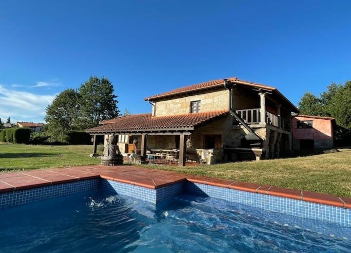 Casa De Campo Con Piscina, Entera O Por Habitaciones Amoeiro Buitenkant foto